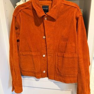 Favorite Daughter Orange Corduroy Jacket
